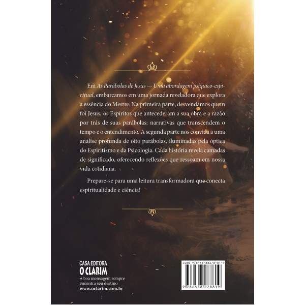 [pré-venda] As parábolas de Jesus - Uma abordagem psíquico-espiritual